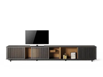 LLOYD - Oak TV cabinet by Poltrona Frau - view 2